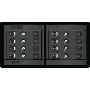 Blue Sea 1456 8 Position Switch CLB Horizontal