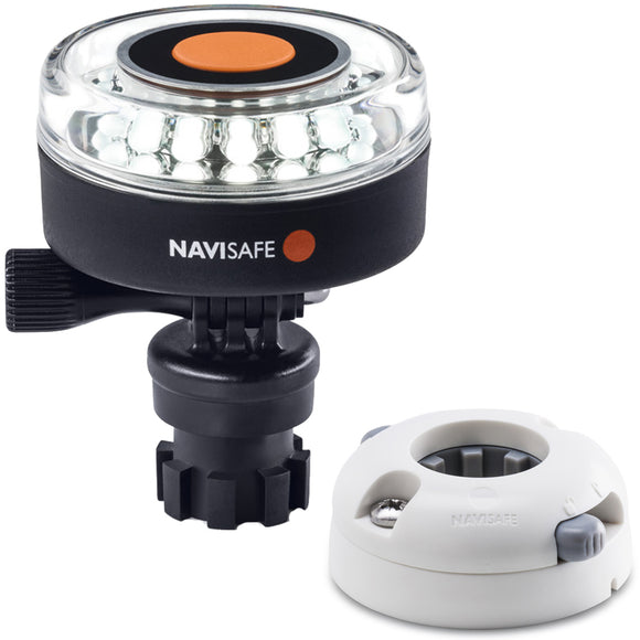 Navisafe Navilight 360° 2NM White w/Navimount Base & Horizontal Mount - White