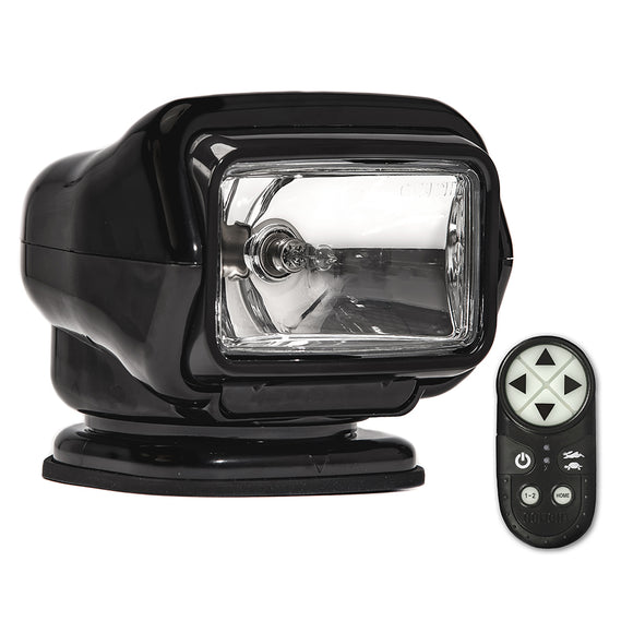 Golight Stryker ST Series Portable Magnetic Base Black Halogen w/Wireless Handheld Remote