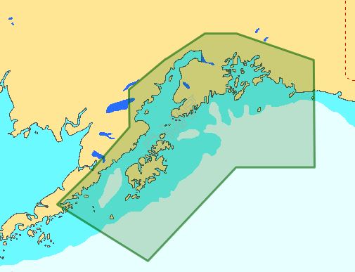 C-MAP M-NA-D960 4D Local Pws Cook Inlet Kodiak Island