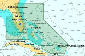 C-MAP M-NA-D943 4D Local Florida And The Bahamas