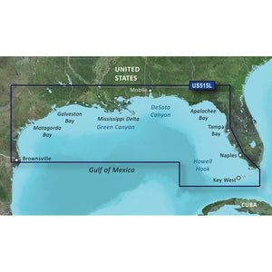 Garmin BlueChart&reg; g3 Vision&reg; HD - VUS515L - Brownsville - Key Largo - microSD&trade;/SD&trade;