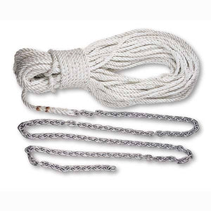 Lewmar 10' 1/4" G4 Chain W/150' 1/2" Rope