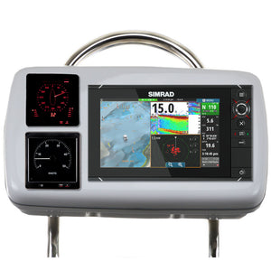 NavPod GP2080-13 SystemPod Pre-Cut f/Simrad NSS9 evo2 or B&G Zeus&#178; 9 & 2 Instruments f/12" Wide Guard