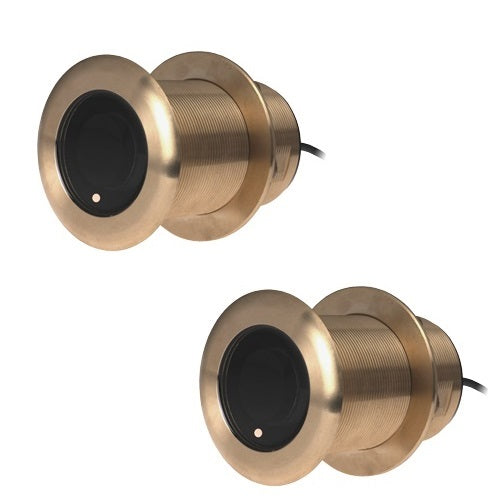 Raymarine B75MH 12DEG Pair Thru Hull Chirp Transducers