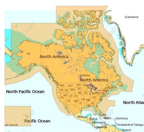 C-MAP Discover microSD North America