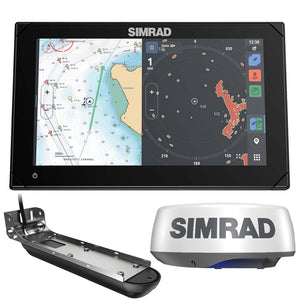 Simrad NSX&trade; 3009 Radar Bundle - HALO20+ Radar Dome &amp; Active Imaging&trade; 3-in-1 Transducer