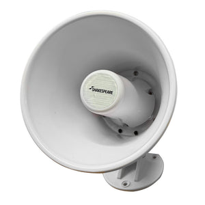 Shakespeare 15W 4-Ohm 5" Loud Hailer Speaker w/Bracket &amp; Talkback - White