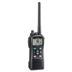 Icom M73 PLUS Handheld VHF Marine Radio w/Active Noise Cancelling &amp; Voice Recording - 6W