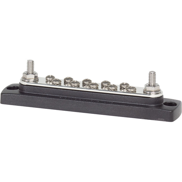 Blue Sea 2301 150AMP Common BusBar 10 x #8-32 Screw Terminal