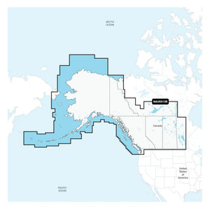 Navionics NAUS013R - Canada, West &amp; Alaska - Navionics+