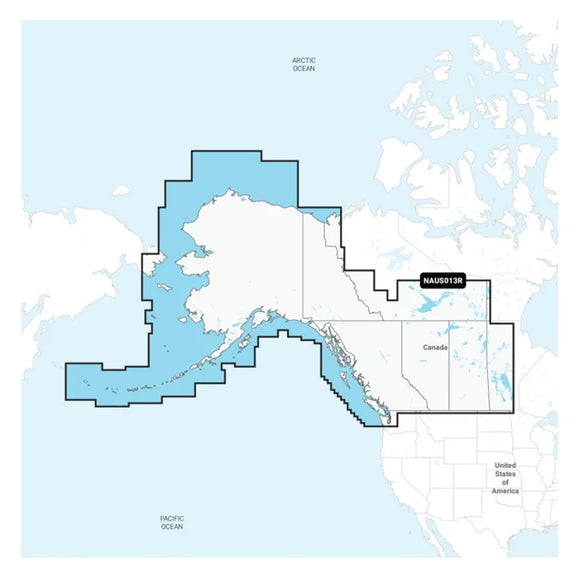 Navionics NAUS013R - Canada, West & Alaska - Navionics+