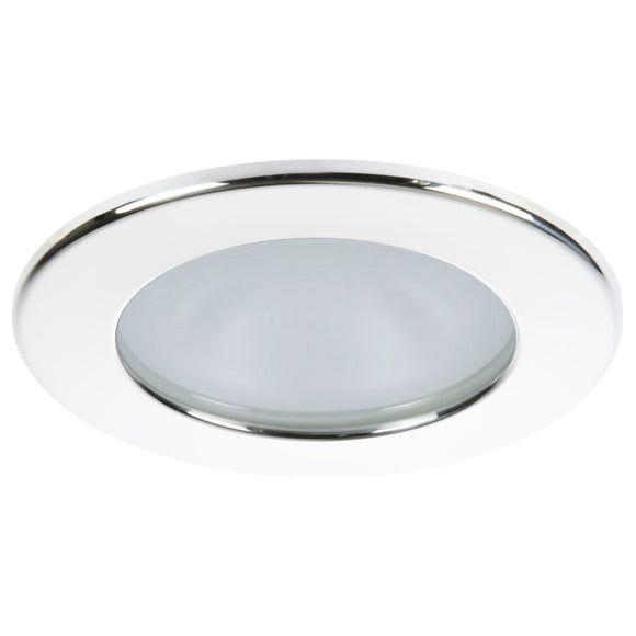 Quick Kai XP Downlight LED - 4W, IP66, Spring Mounted - Round White Bezel, Round Daylight Light