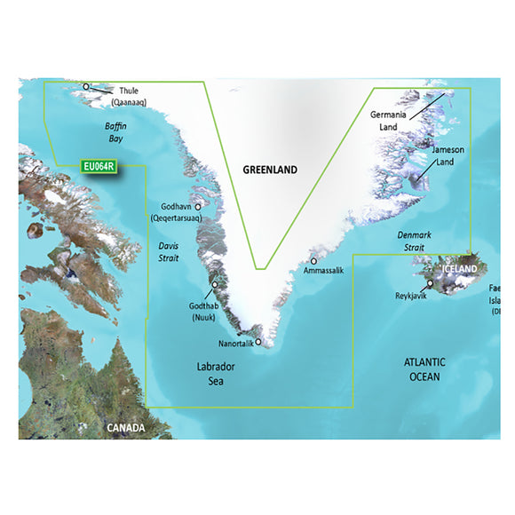 Garmin BlueChart® g3 Vision® HD - VEU064R - Greenland - microSD™/SD™