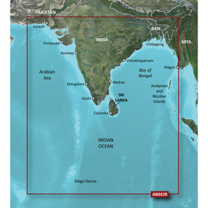 Garmin BlueChart&reg; g3 Vision&reg; HD - VAW003R - Indian Subcontinent - microSD&trade;/SD&trade;