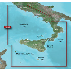 Garmin BlueChart&reg; g3 Vision&reg; HD - VEU460S - Sicily to Lido di Ostia - microSD&trade;/SD&trade;