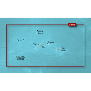 Garmin BlueChart&reg; g3 Vision&reg; HD - VEU502S - Azores Islands - microSD&trade;/SD&trade;