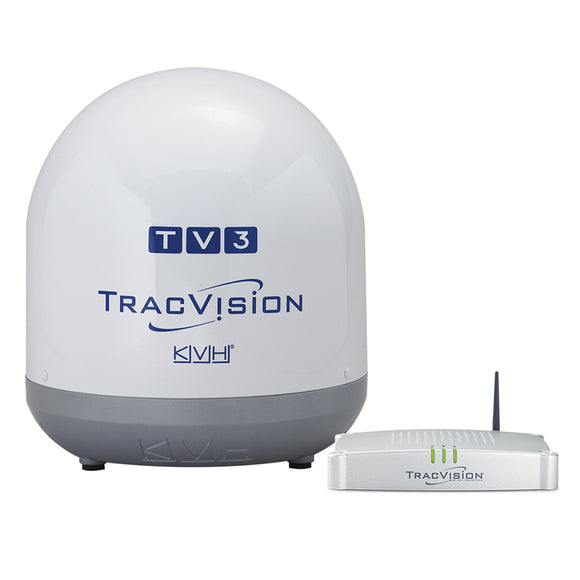 KVH TracVision TV3 w/IP-Enabled TV-Hub & Linear Universal Single-Output LNB