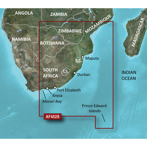 Garmin BlueChart&reg; g3 Vision&reg; HD - VAF452S - Knysna, SA to Beira, MZ - microSD&trade;/SD&trade;