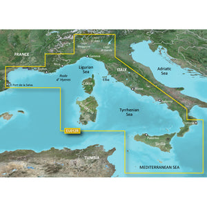 Garmin BlueChart&reg; g3 Vision&reg; HD - VEU012R - Italy, West Coast - microSD&trade;/SD&trade;