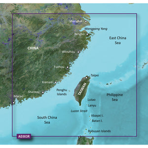 Garmin BlueChart&reg; g3 Vision&reg; HD - VAE003R - Taiwan - microSD&trade;/SD&trade;