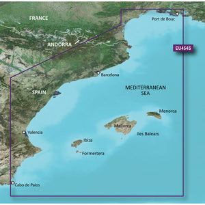 Garmin BlueChart&reg; g3 Vision&reg; HD - VEU454S - Barcelona &amp; Valencia - microSD&trade;/SD&trade;