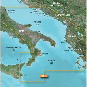 Garmin BlueChart&reg; g3 Vision&reg; HD - VEU453S - Adriatic Sea, South Coast - microSD&trade;/SD&trade;