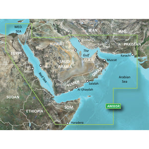 Garmin BlueChart&reg; g3 Vision&reg; HD - VAW005R - The Gulf &amp; Red Sea - microSD&trade;/SD&trade;