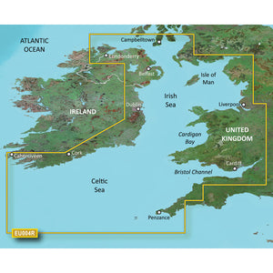 Garmin BlueChart&reg; g3 Vision&reg; HD - VEU004R - Irish Sea - microSD&trade;/SD&trade;