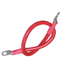 Ancor Battery Cable Assembly, 2 AWG (34mm&#178;) Wire, 3/8" (9.5mm) Stud, Red - 48" (121.9cm)