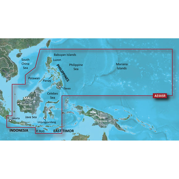 Garmin BlueChart® g3 Vision® HD - VAE005R - Philippines - Java Mariana Is. - microSD™/SD™