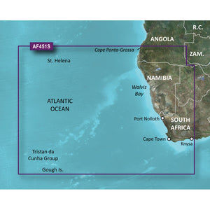 Garmin BlueChart&reg; g3 Vision&reg; HD - VAF451S - Namibia - Knysna, SA - microSD&trade;/SD&trade;