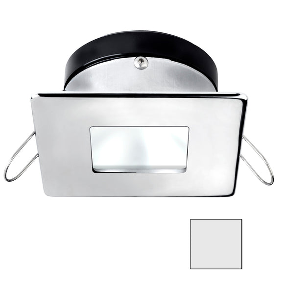 i2Systems Apeiron A1110Z - 4.5W Spring Mount Light - Square/Square - Cool White - Chrome Finish