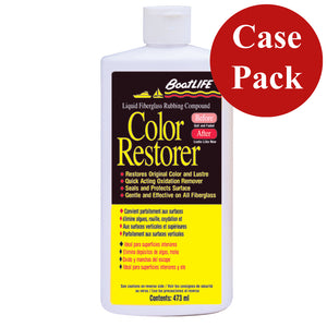 BoatLIFE Fiberglass Rubbing Compound &amp; Color Restorer - 16oz *Case of 12*