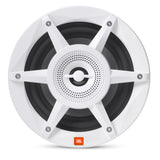 JBL 8" Coaxial Marine RGB Speakers - White STADIUM Series