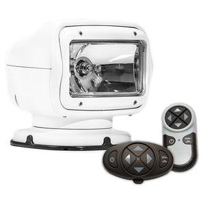 Golight Radioray GT Series Permanent Mount - White Halogen - Wireless Handheld &amp; Wireless Dash Mount Remotes