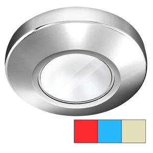 i2Systems Profile P1120 Tri-Light Surface Light - Red, Warm White &amp; Blue - Chrome Finish