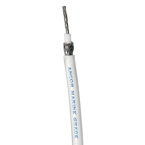 Ancor White RG 59U Coaxial Cable - 500'