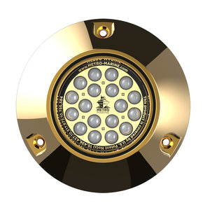 Metro Marine High-Output Submersible Underwater Light w/Intelligent Monochromatic LED&#39;s - Aqua, 45&deg; Beam