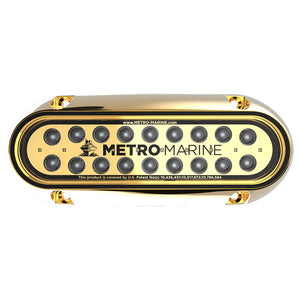 Metro Marine High-Output Elongated Underwater Light w/Intelligent Monochromatic LED&#39;s - Blue, 90&deg; Beam