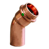 Viega ProPress 2" 45&deg; Copper Elbow - Street/Press Connection - Smart Connect Technology