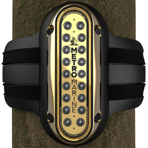 Metro Marine High-Output Vertical Piling Mount Light w/Intelligent Monochromatic LED&#39;s - Green, 45&deg; Beam