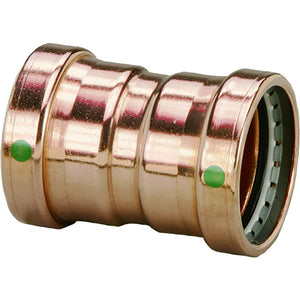 Viega ProPress 2-1/2" Copper Coupling w/Stop Double Press Connection - Smart Connect Technology