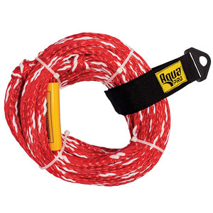 Aqua Leisure 2-Person Tow Rope - 2,375lbs Tensile - Non-Floating - Red