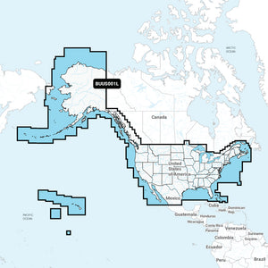 Garmin Navionics+&trade; BUS001L U.S. &amp; Coastal Canada Built-In Chart Updates - microSD&trade;/SD&trade; &amp; 1-Year Subscription