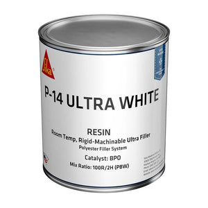 Sika SikaBiresin&reg; AP014 Polyester Fairing Compound White Base Quart Can BPO Hardener Required