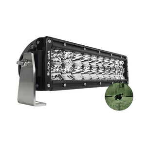 Black Oak Pro Series Double Row Combo Infrared 10" 940nm Light Bar - Black