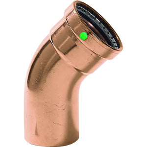 Viega ProPress - 2-1/2" - 45&deg; Copper Elbow - Street/Press Connection - Smart Connect Technology