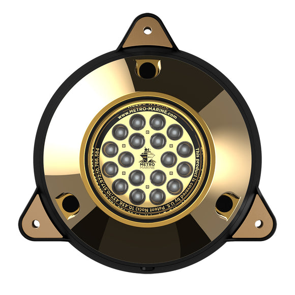 Metro Marine High-Output Surface Mount Underwater Light w/Intelligent Monochromatic LED's - Blue, 90° Beam