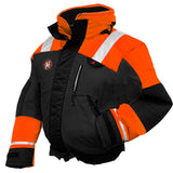 First Watch AB-1100 Flotation Bomber Jacket - Hi-Vis Orange/Black - XL